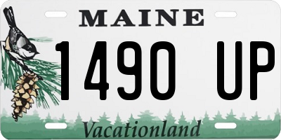 ME license plate 1490UP