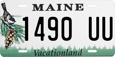 ME license plate 1490UU