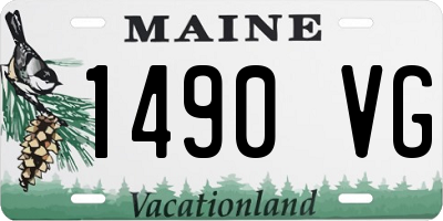 ME license plate 1490VG