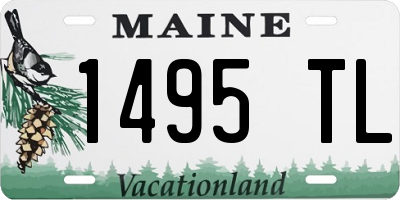ME license plate 1495TL