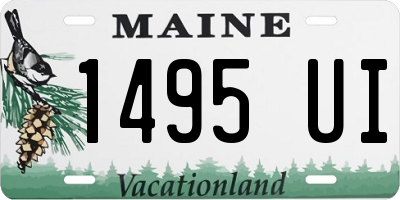 ME license plate 1495UI