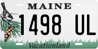 ME license plate 1498UL