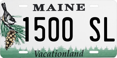 ME license plate 1500SL