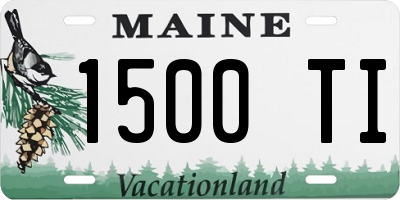 ME license plate 1500TI