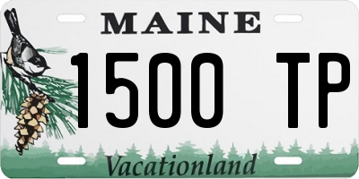 ME license plate 1500TP