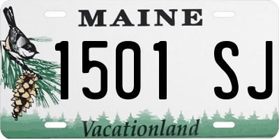 ME license plate 1501SJ