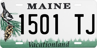 ME license plate 1501TJ