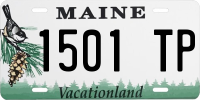 ME license plate 1501TP