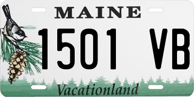 ME license plate 1501VB