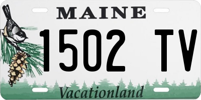 ME license plate 1502TV