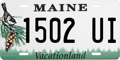 ME license plate 1502UI