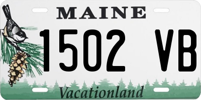 ME license plate 1502VB