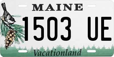 ME license plate 1503UE