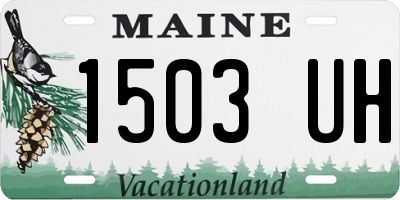 ME license plate 1503UH