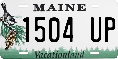 ME license plate 1504UP