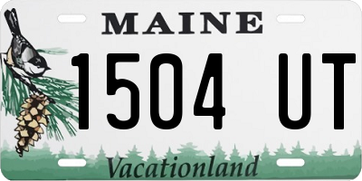 ME license plate 1504UT