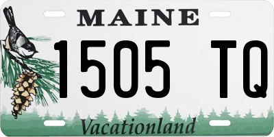 ME license plate 1505TQ