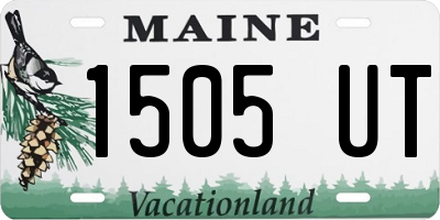 ME license plate 1505UT