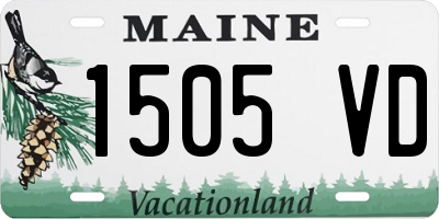 ME license plate 1505VD