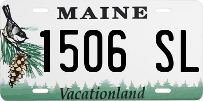 ME license plate 1506SL