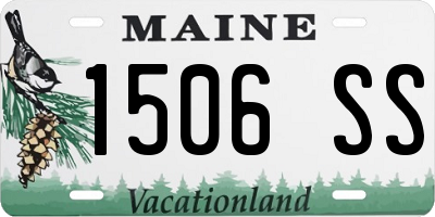 ME license plate 1506SS