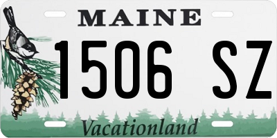ME license plate 1506SZ