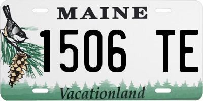 ME license plate 1506TE