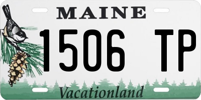 ME license plate 1506TP