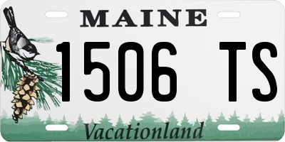 ME license plate 1506TS