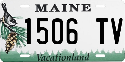 ME license plate 1506TV