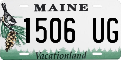 ME license plate 1506UG