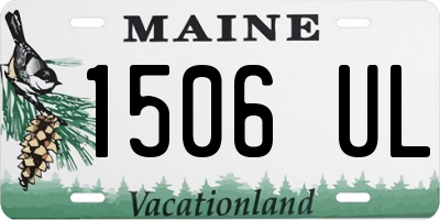 ME license plate 1506UL