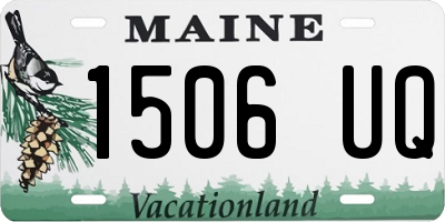 ME license plate 1506UQ