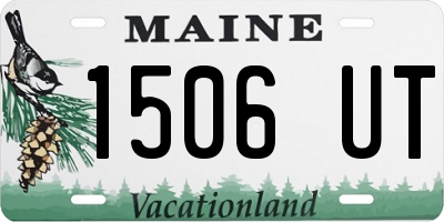 ME license plate 1506UT