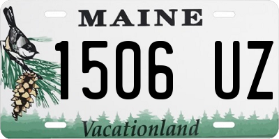 ME license plate 1506UZ