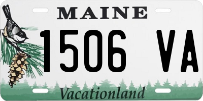 ME license plate 1506VA