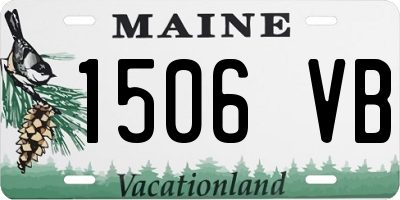 ME license plate 1506VB
