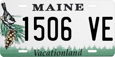 ME license plate 1506VE