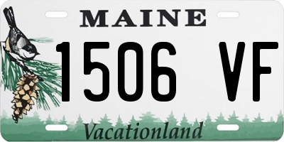 ME license plate 1506VF