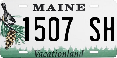 ME license plate 1507SH