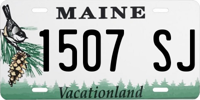 ME license plate 1507SJ