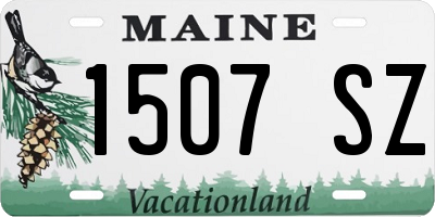 ME license plate 1507SZ