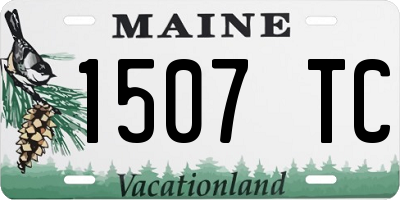 ME license plate 1507TC