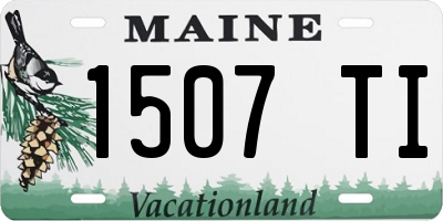 ME license plate 1507TI