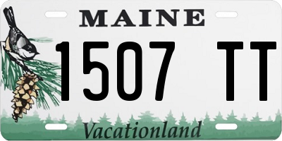 ME license plate 1507TT