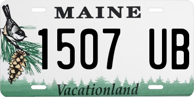 ME license plate 1507UB