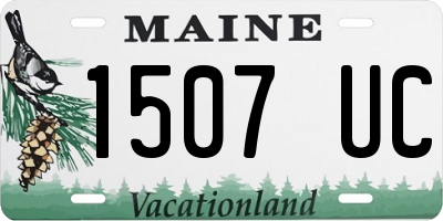 ME license plate 1507UC