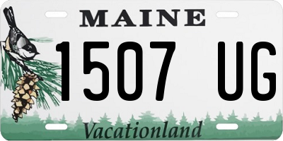 ME license plate 1507UG