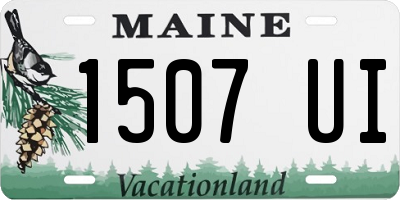 ME license plate 1507UI