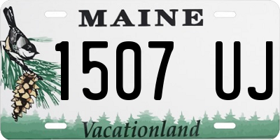 ME license plate 1507UJ